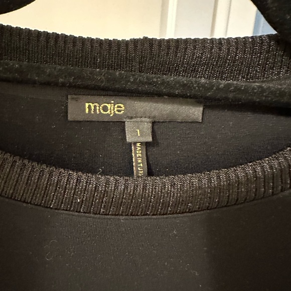 Maje Rope Detail Crewneck Sweater Size 1 - Picture 6 of 7